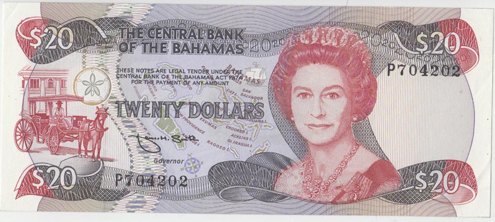 Bahamas. 1984 'Smith' $20, ... image