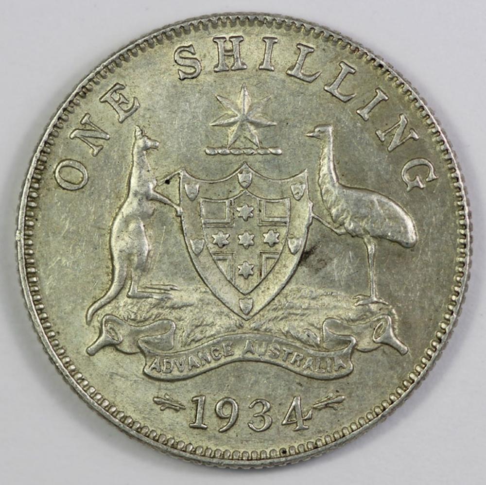 Australia 1934 Shilling, li... image