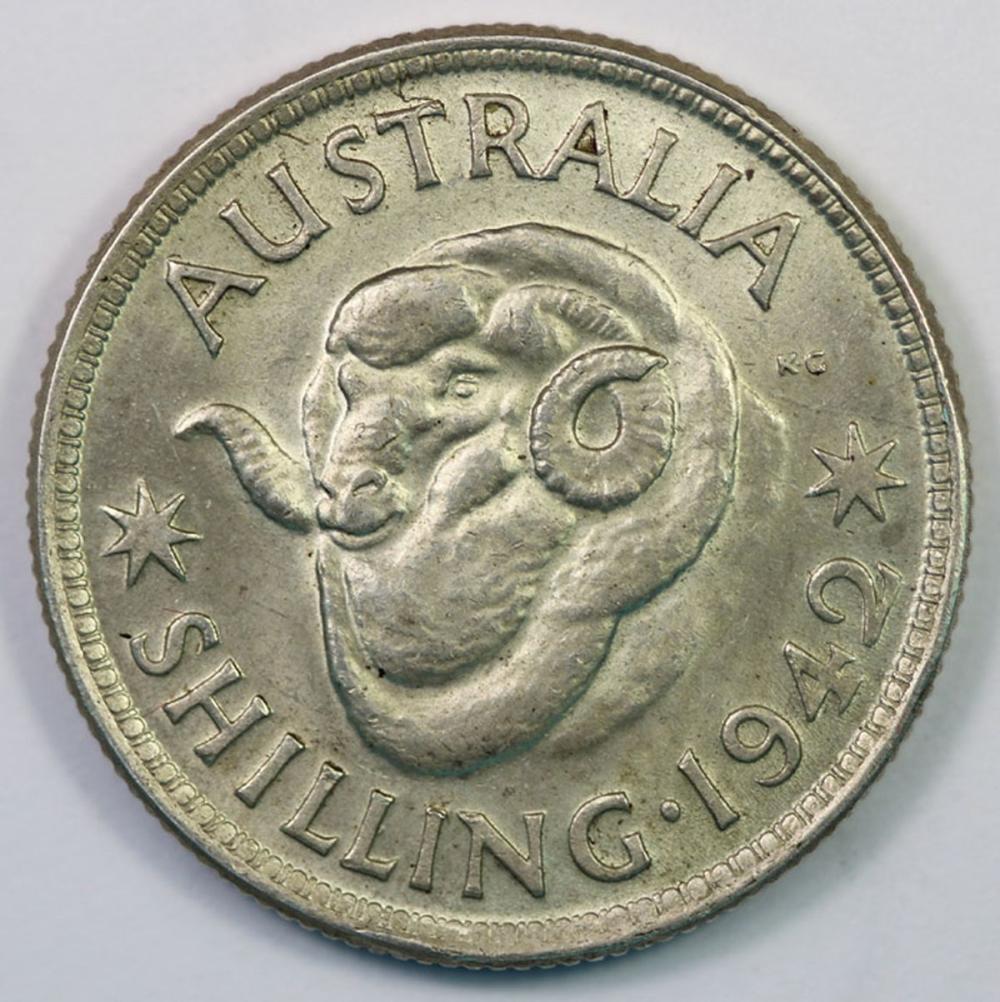 Australia 1942 Shilling, Un... image