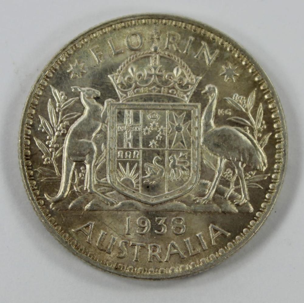 Australia 1938 Florin, Unci... image