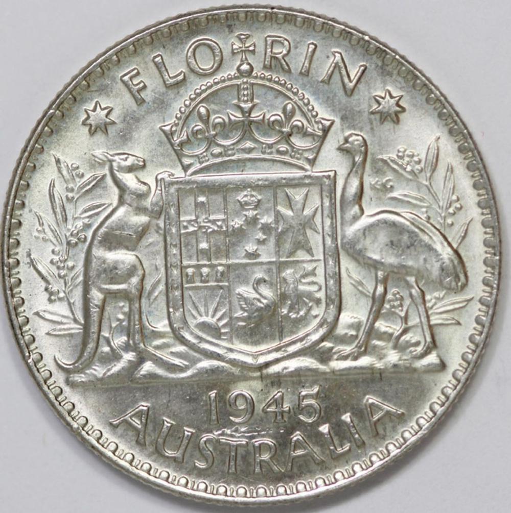 Australia 1945 Florin, Choi... image