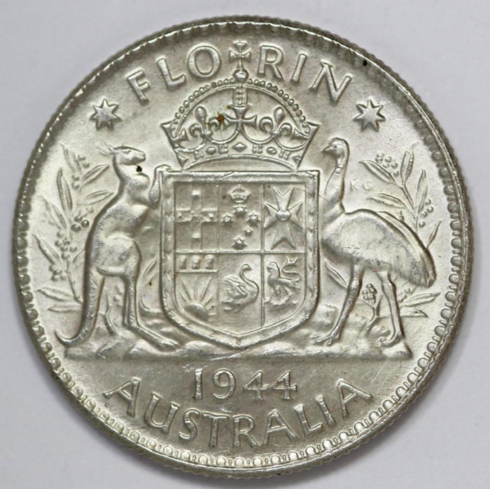 Australia 1944 Florin, Unci... image