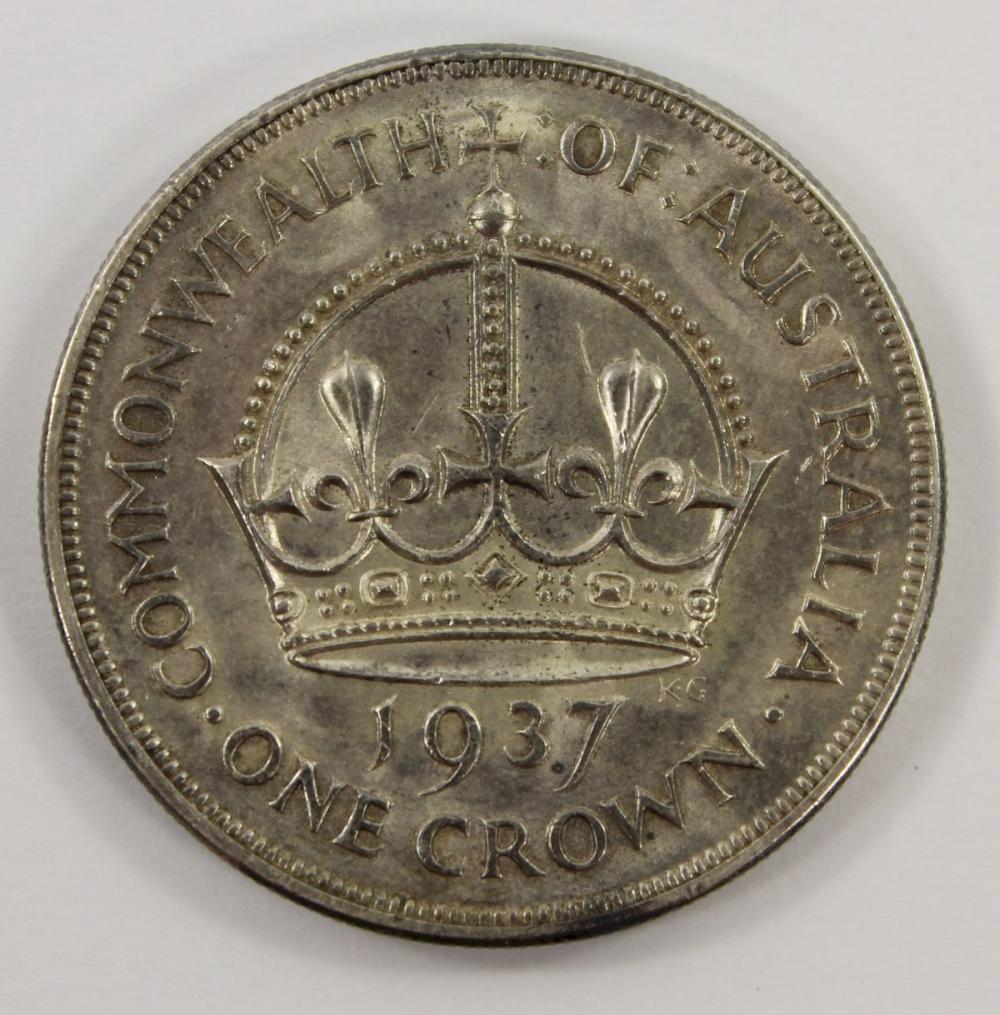 Australia 1937 Crown, Uncir... image