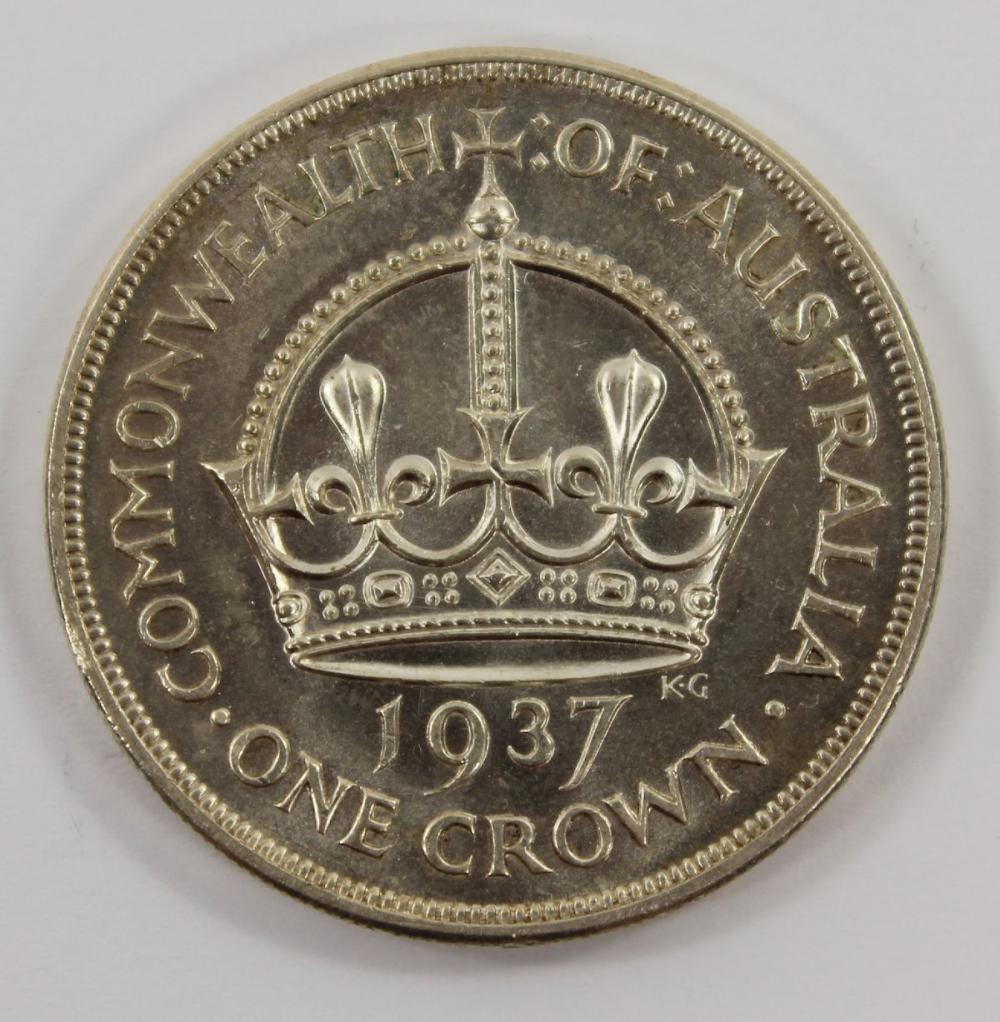 Australia 1937 Crown, Lustr... image