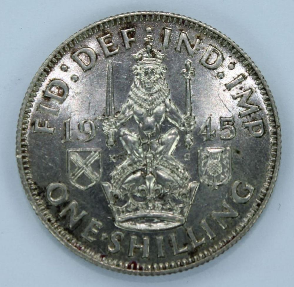 Great Britain 1945 Shilling... image