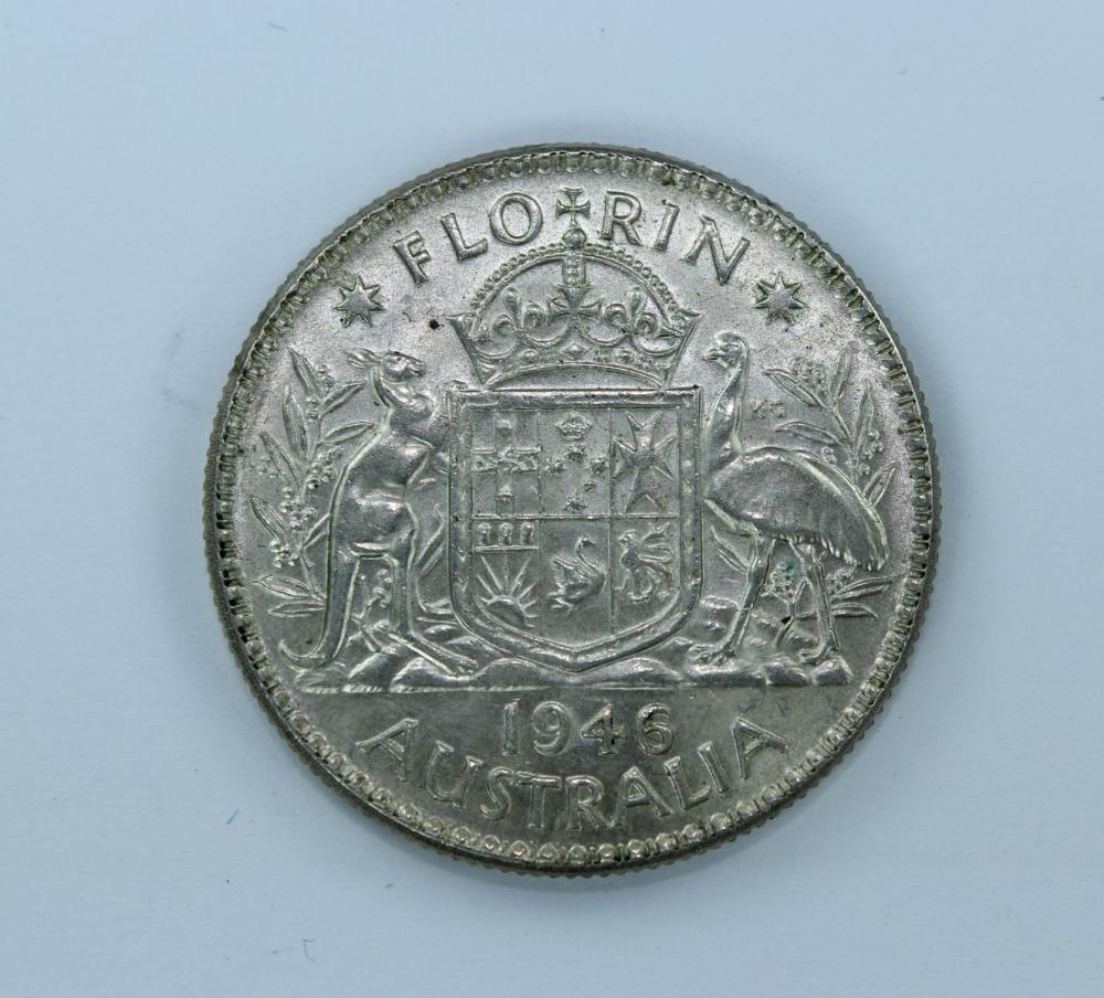 Australia 1946 Florin Choic... image