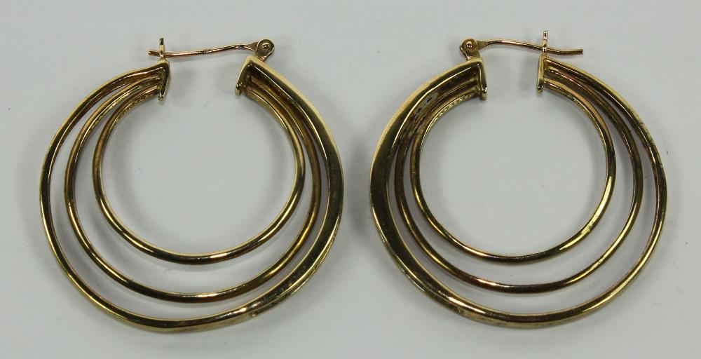 Multi-hoop Earrings in 9ct ... image