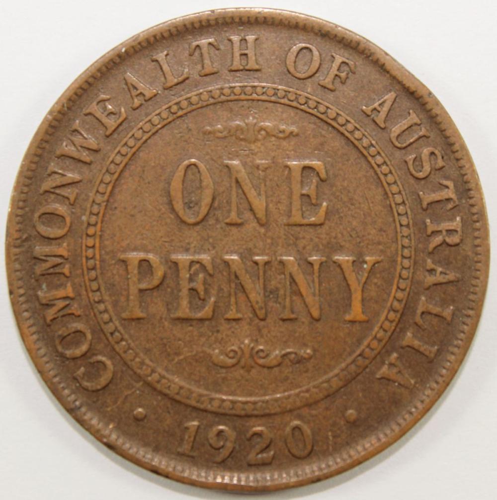 Australia 1920 .//. Penny, ... image