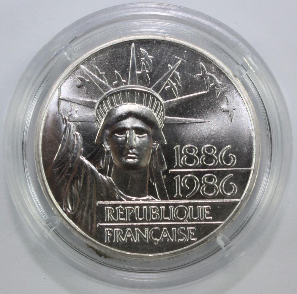 France 1986 Piedfort Silver... image