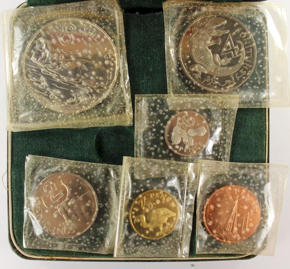 Gambia 1966-70 Proof Set, F... image