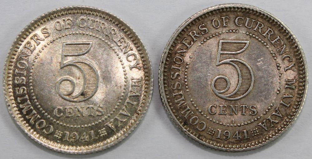 Malaya 1941 & 1941 I Silver... image