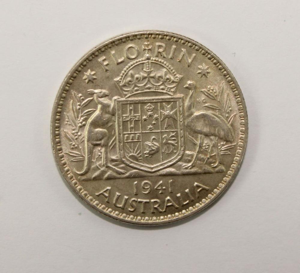 Australia 1941 Florin, Unci... image