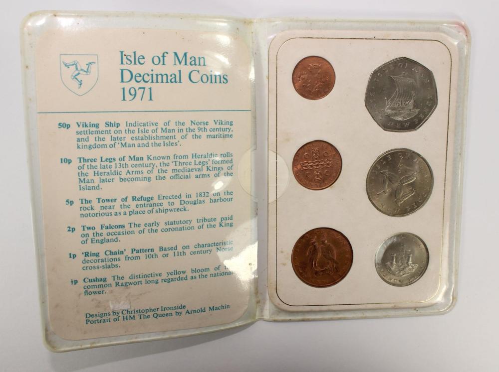 Isle of Man 1971 Mint Set (... image