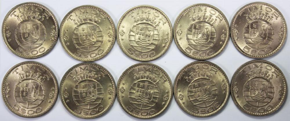 Timor 1970 5 Escudos, Brill... image