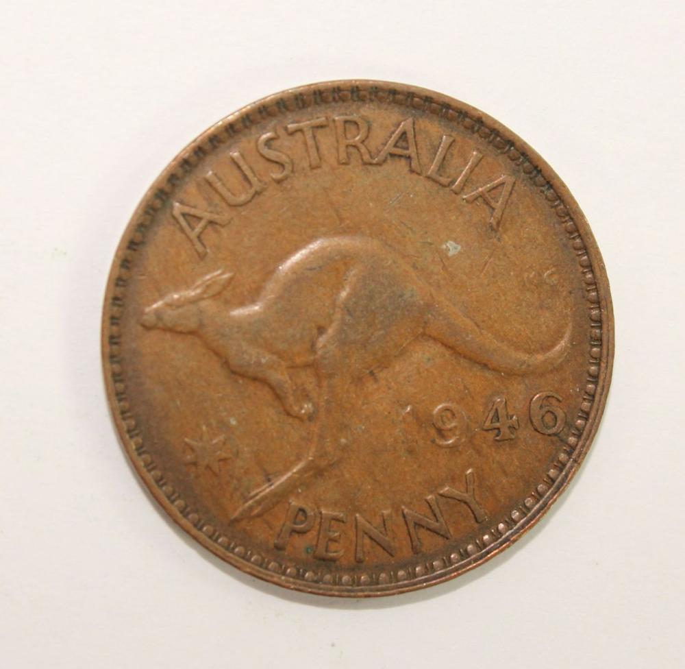 Australia 1946 Penny Coin, ... image