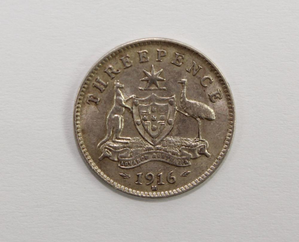 Australia 1916 M Threepence... image