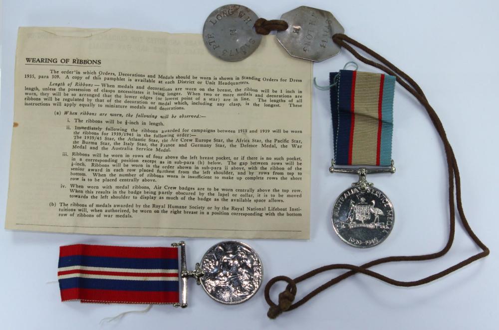 WWII 1939-45 War Medal & Au... image