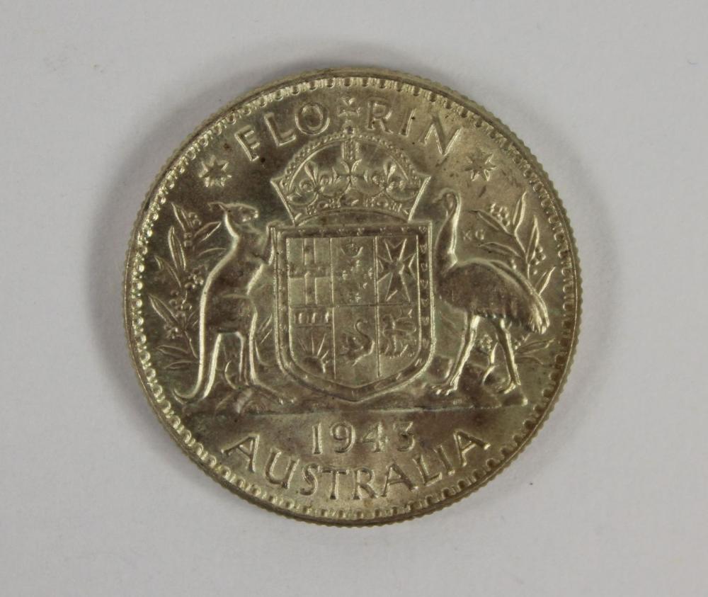 Australia 1943 (M) Florin, ... image