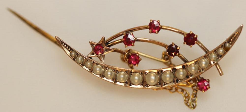 Antique Edwardian Brooch in... image