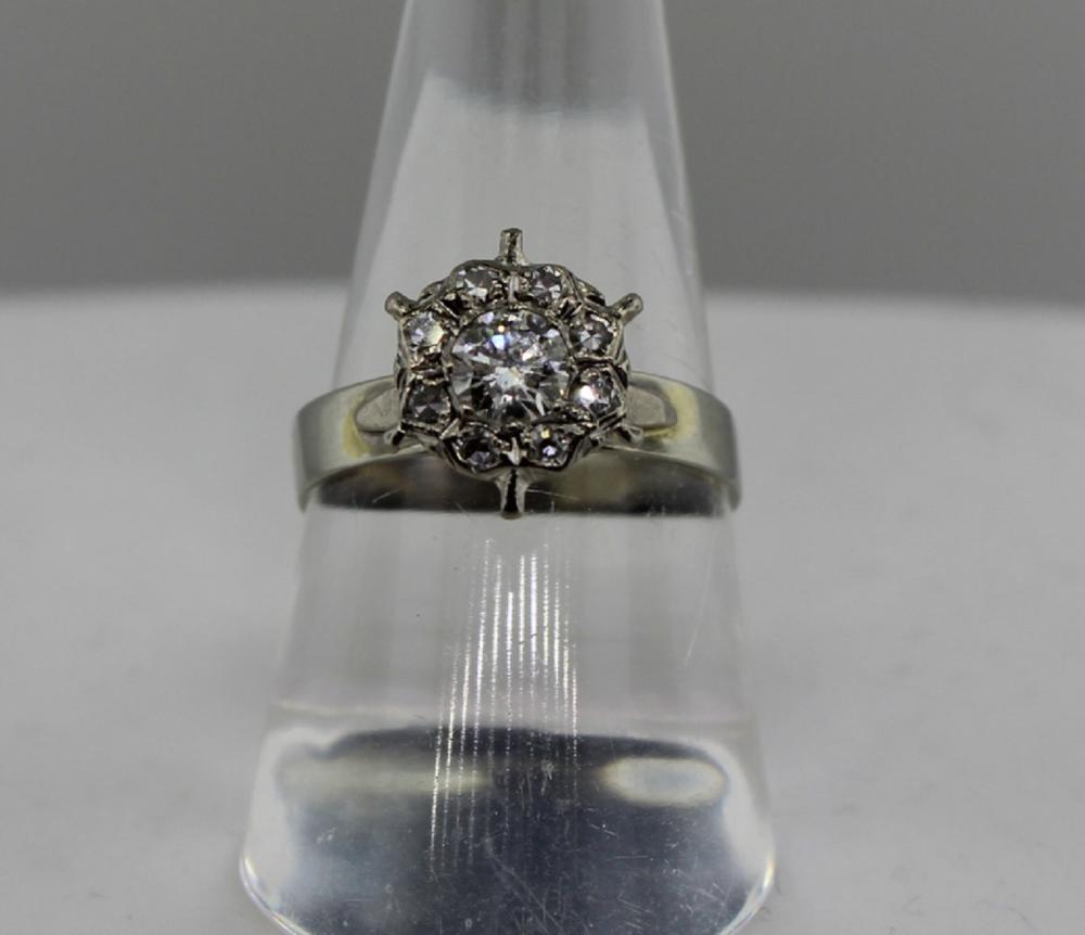 Diamond Cluster Ring in 18c... image