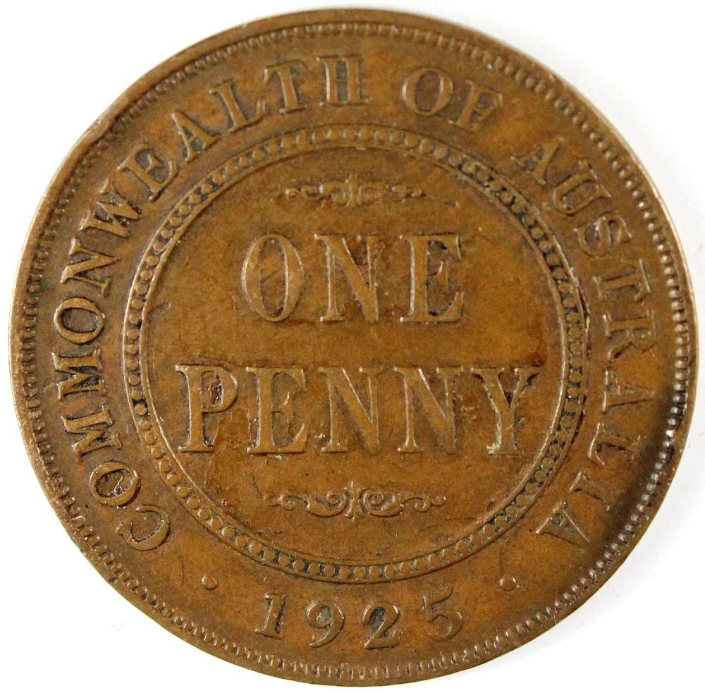 Australia. 1925 Penny, Very... image