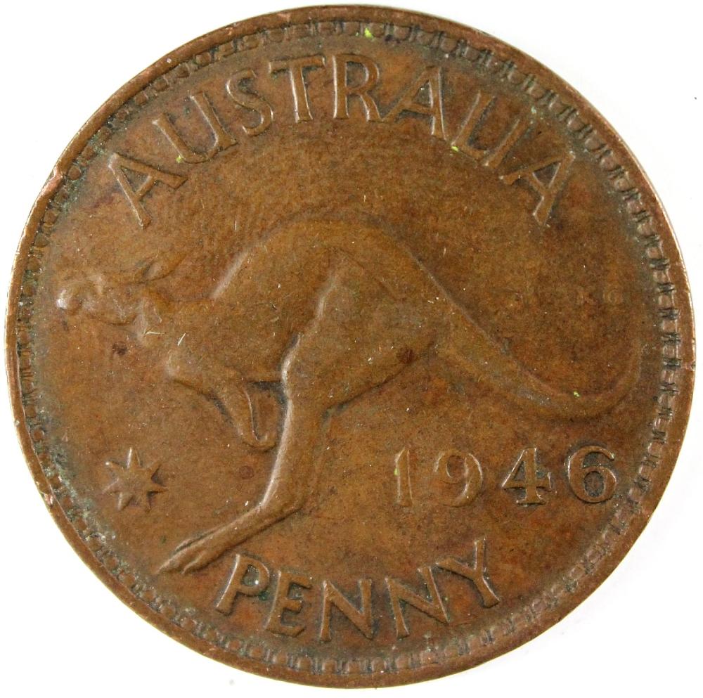 Australia. 1946 Penny, abou... image