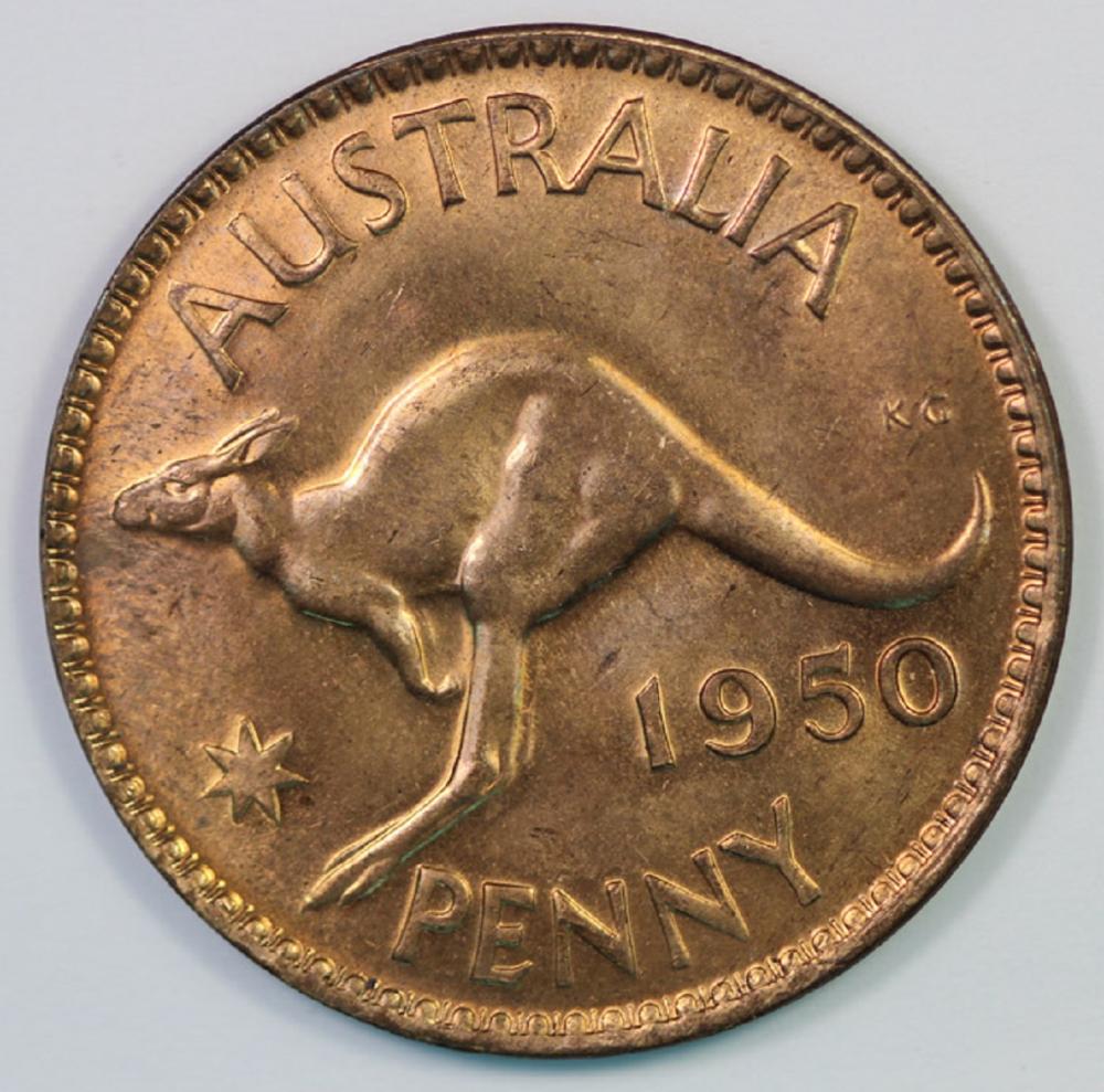 Australia. 1950 (M) Penny, ... image