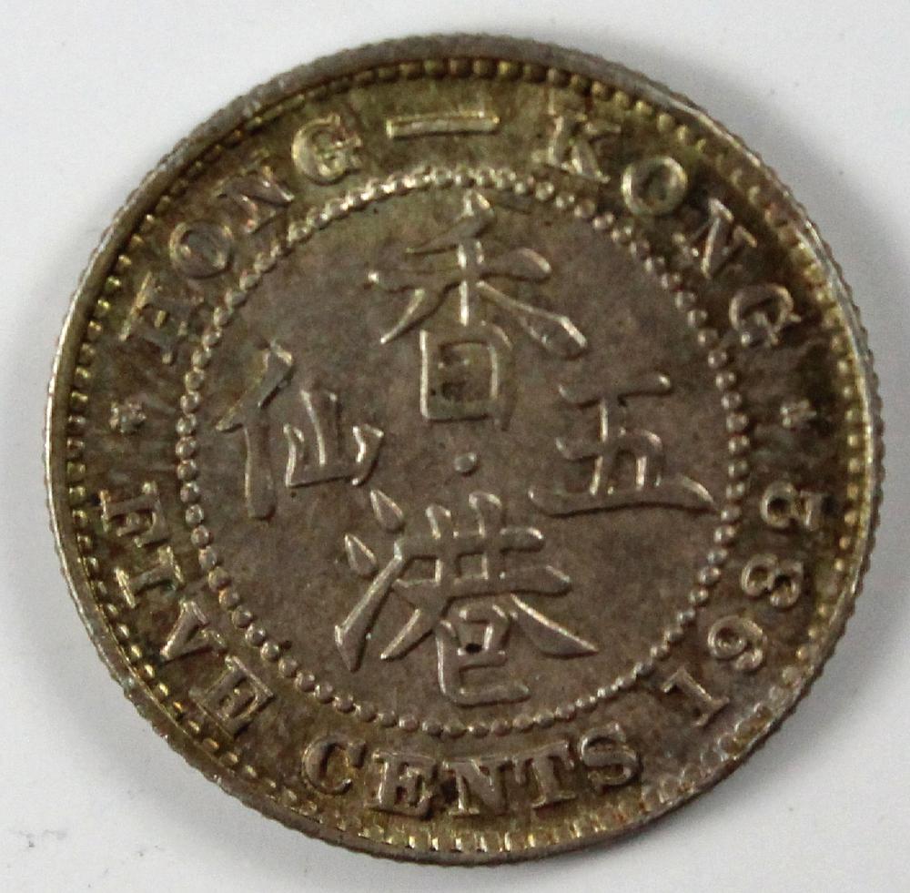 Hong Kong. 1932 5 Cents, to... image