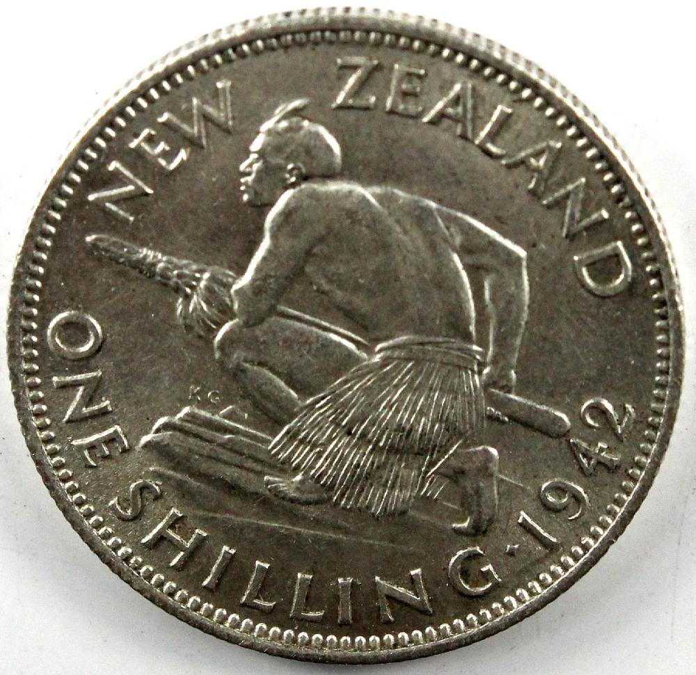 New Zealand. 1942 Shilling,... image