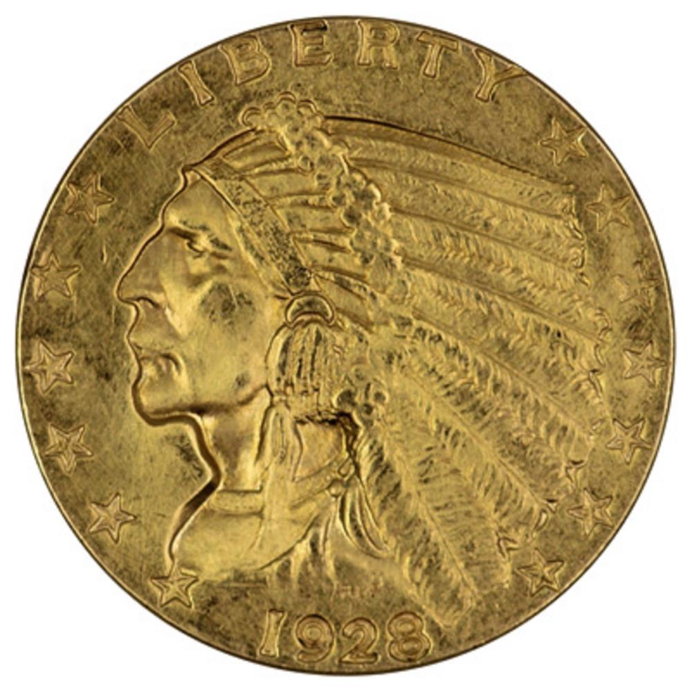 U.S.A. 1928 2-1/2 Dollar, U... image