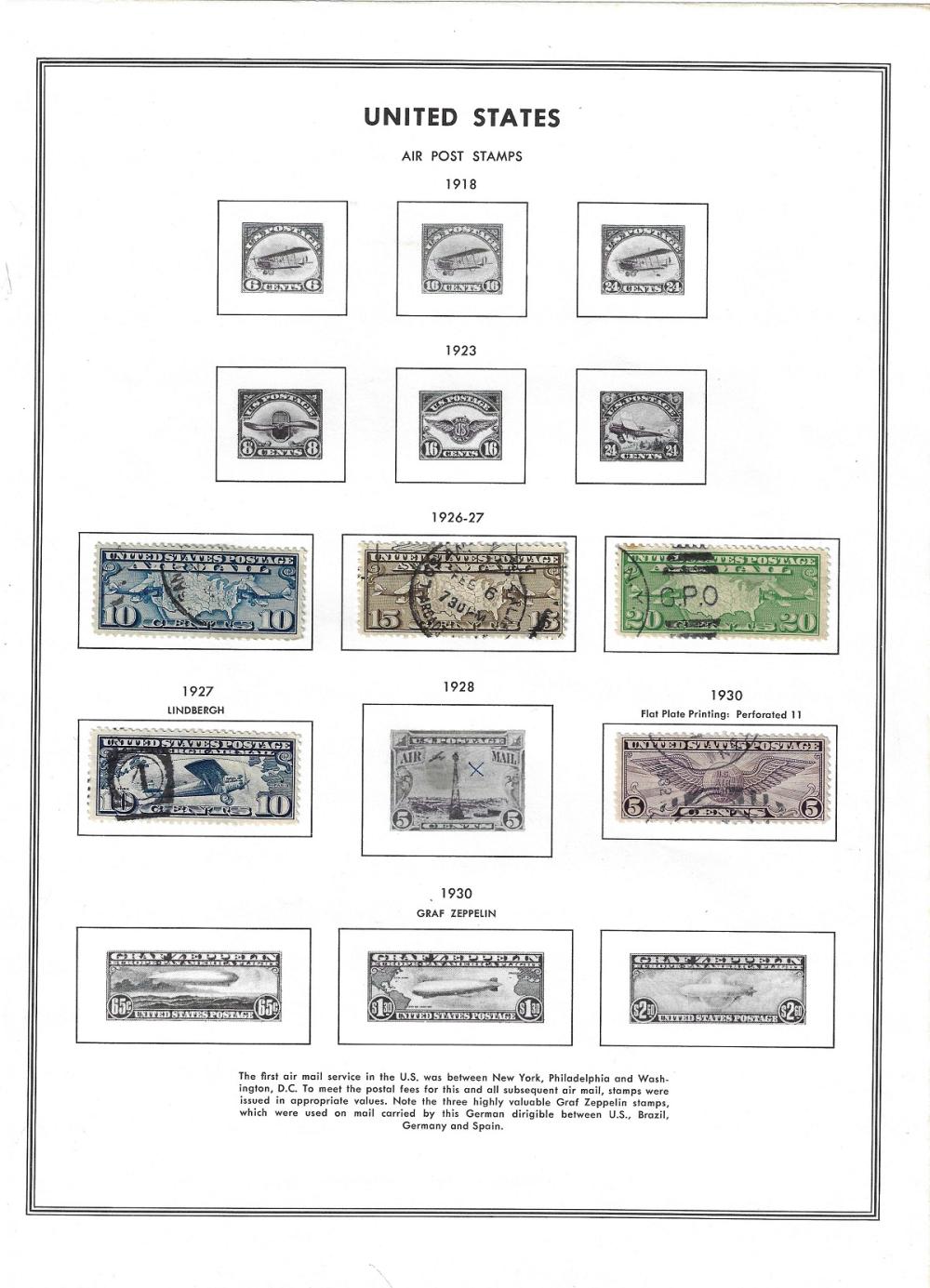 U.S.A. 1926 - 1964 Part set... image