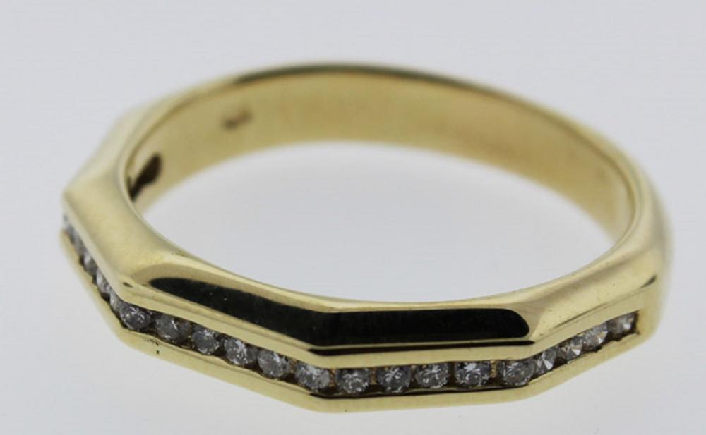 Modern 9ct Yellow Gold Ring... image