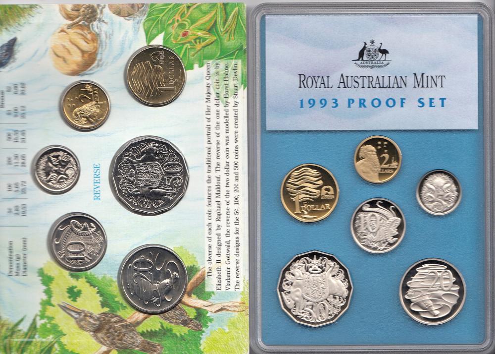 Australia. 1993 Proof & Min... image