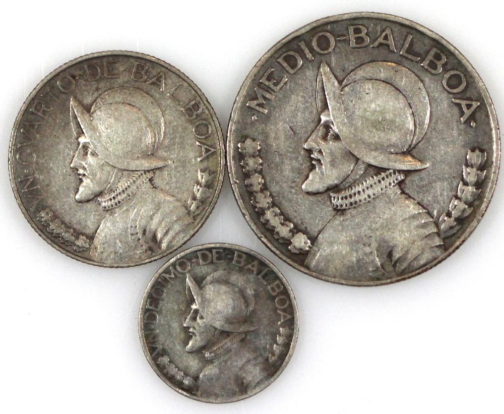 Panama. 1934 1/10, 1/4 & 1/... image