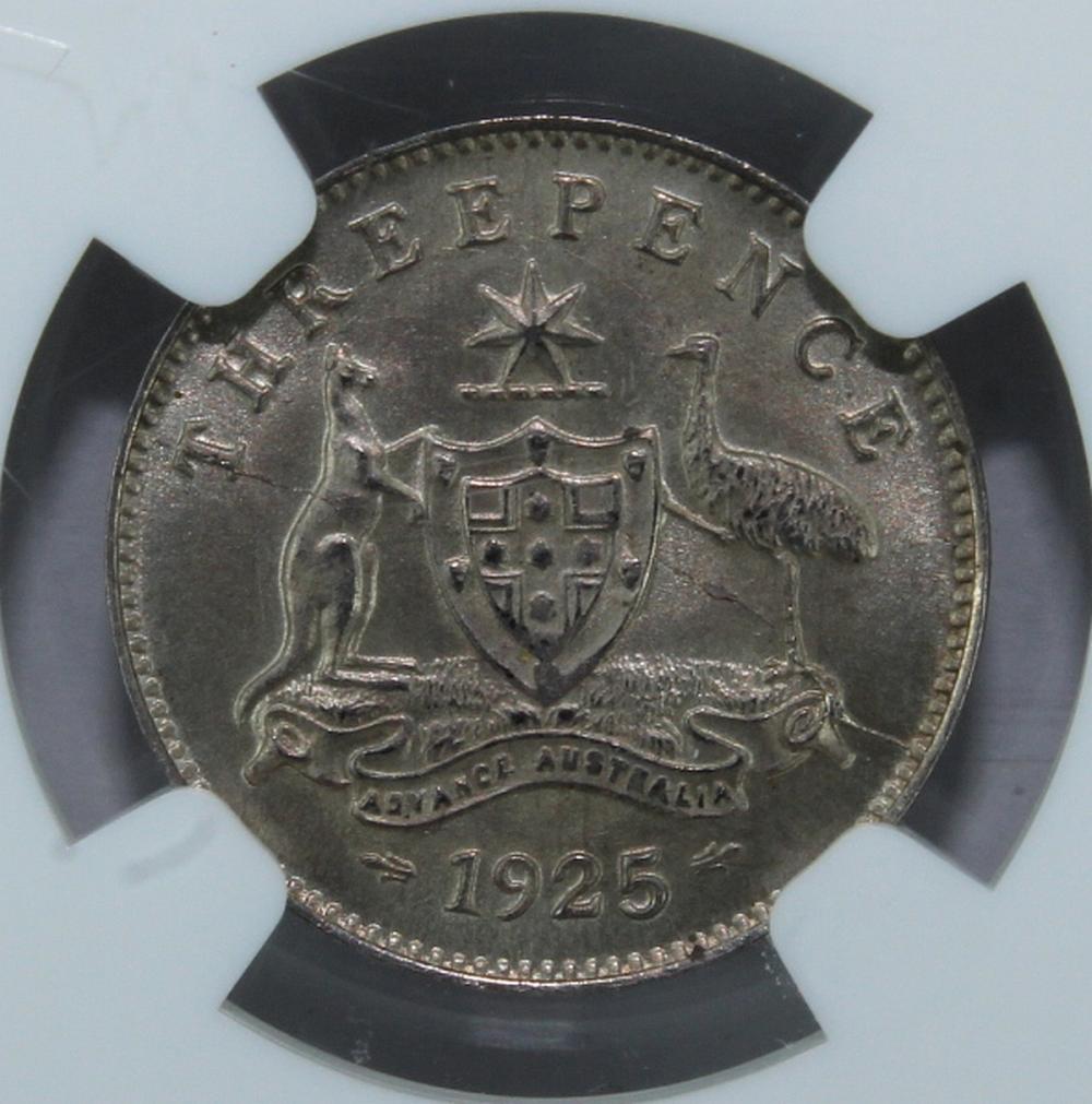 Australia. 1925 Threepence,... image