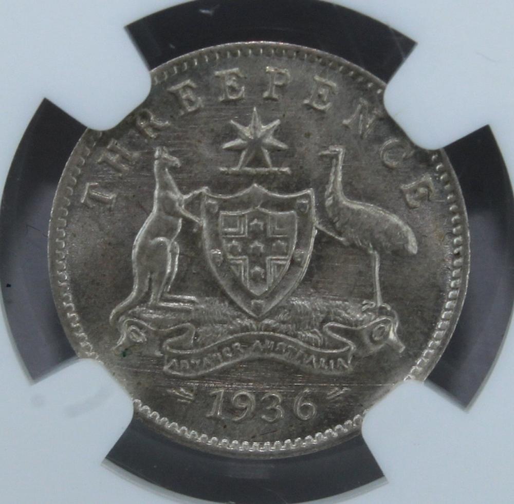 Australia. 1936 Threepence,... image