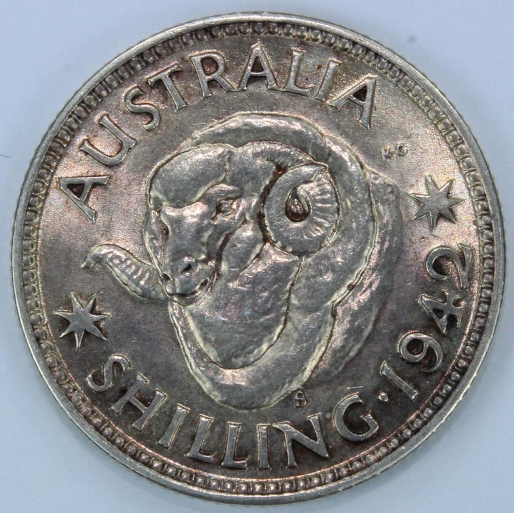 Australia. 1942 S Shilling,... image