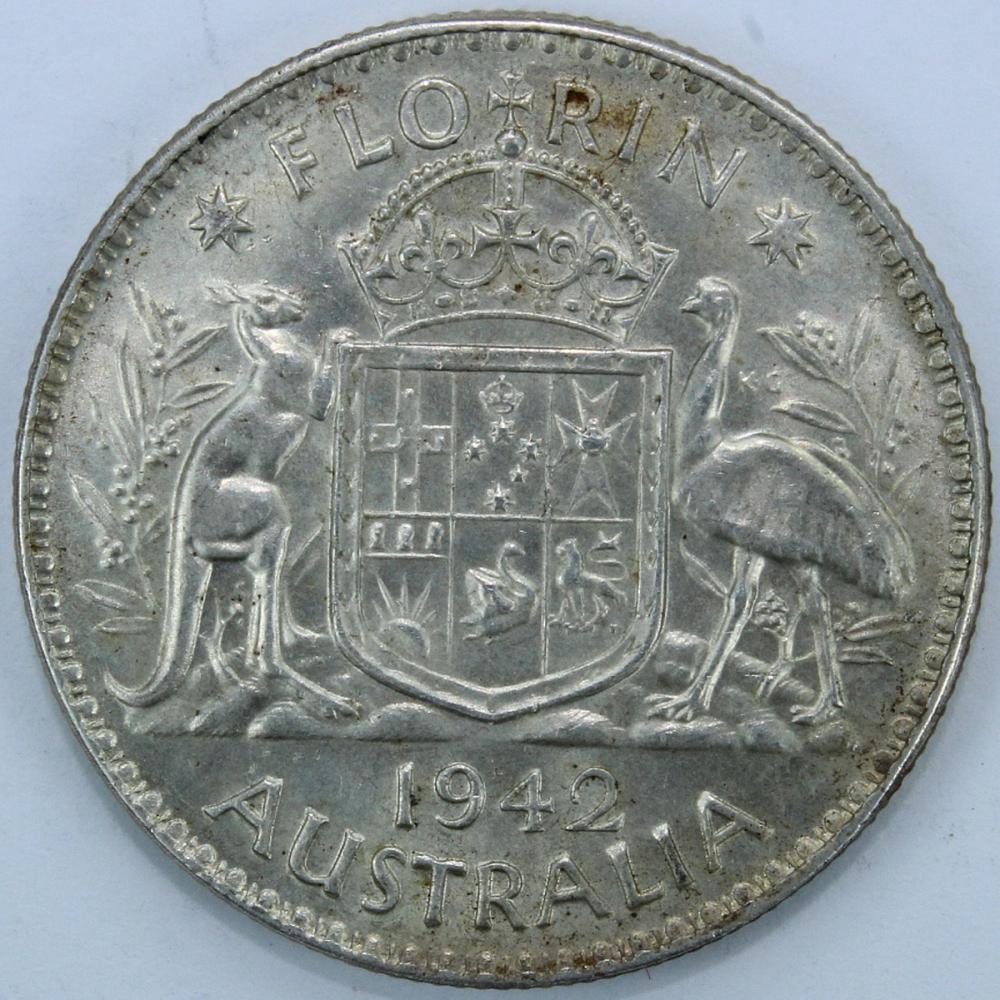 Australia. 1942 (M) Florin,... image