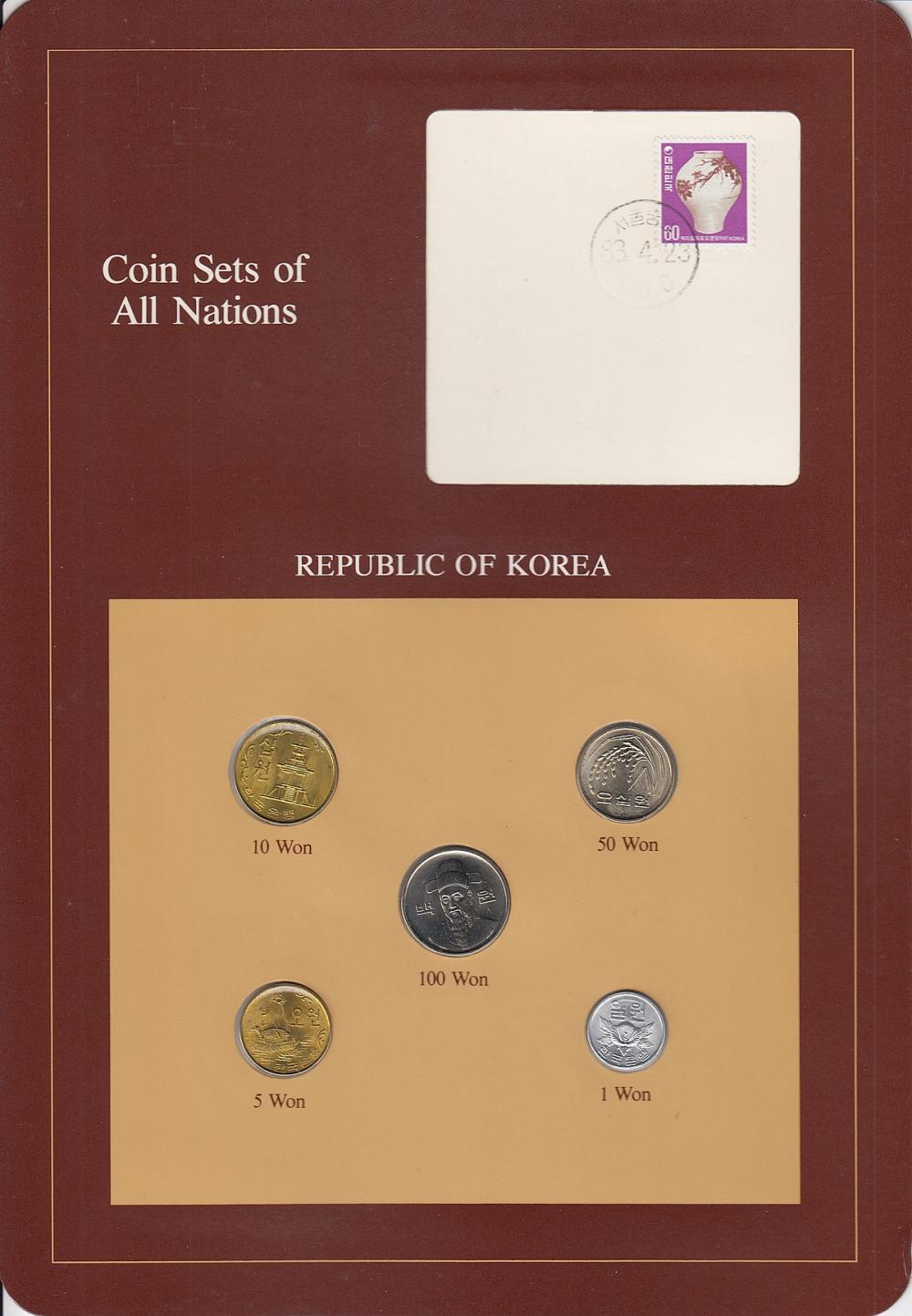 Korea. 1971-83 1, 5, 10, 50... image