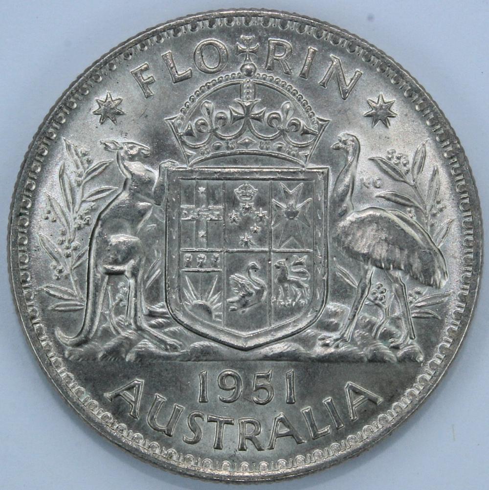 Australia. 1951 Florin, Cho... image