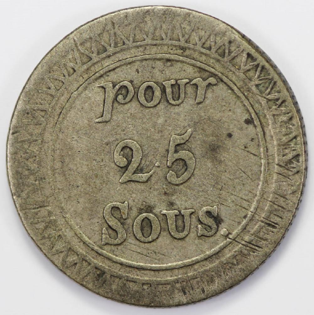 Mauritius. (1822) 25 Sous, ... image