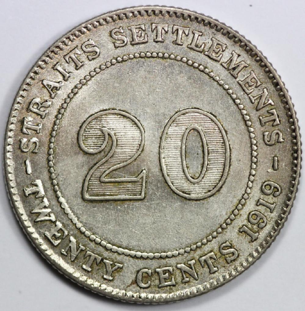 Straits Settlements. 1919 '... image