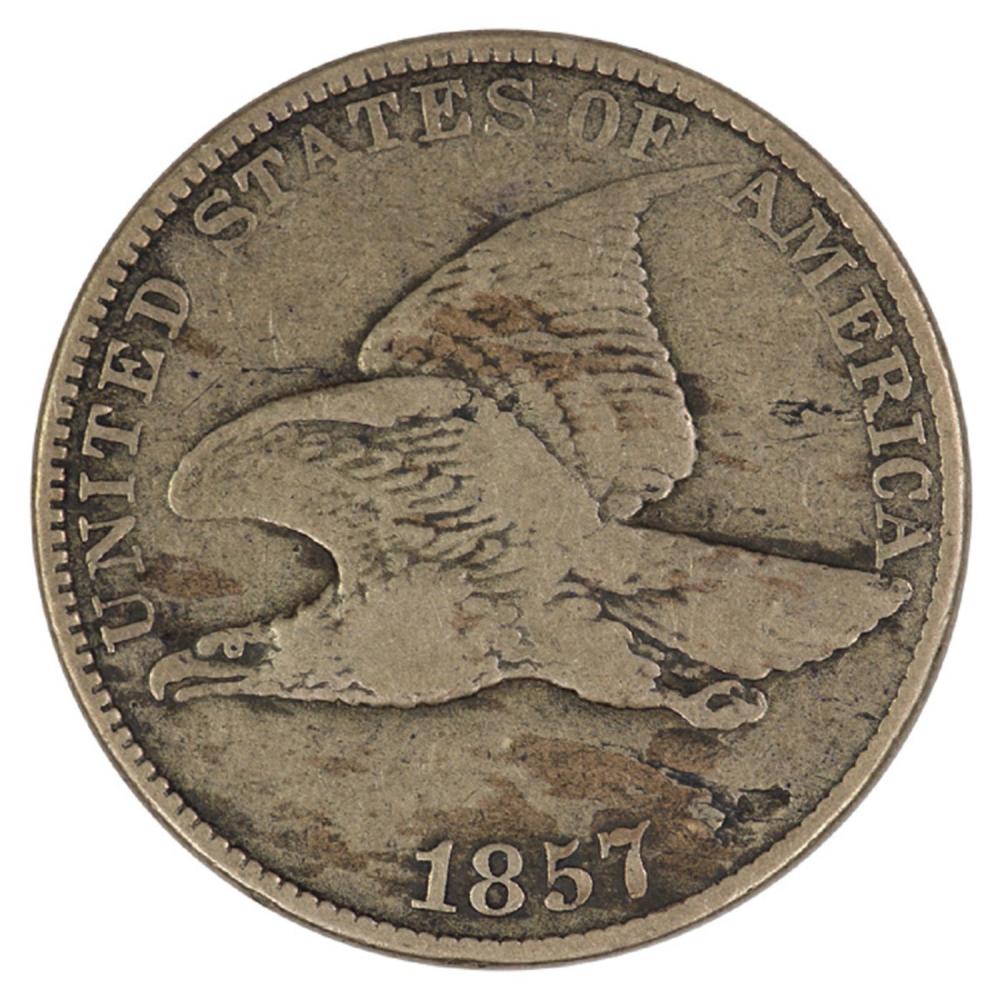 U.S.A. 1857 Cent, good Fine image