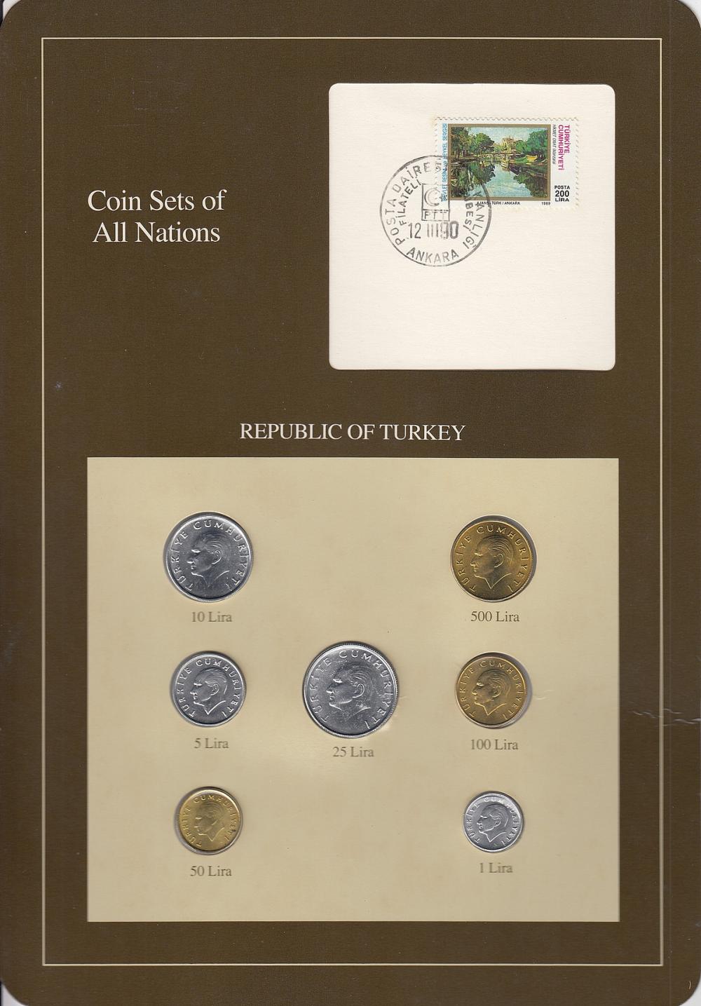 Turkey. 1986-9 1, 5, 10, 25... image