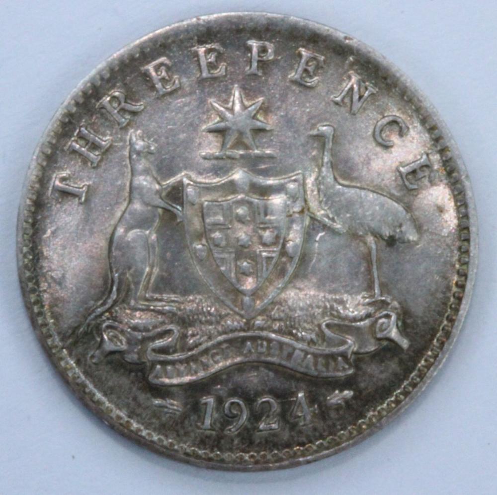 Australia 1924 Threepence C... image