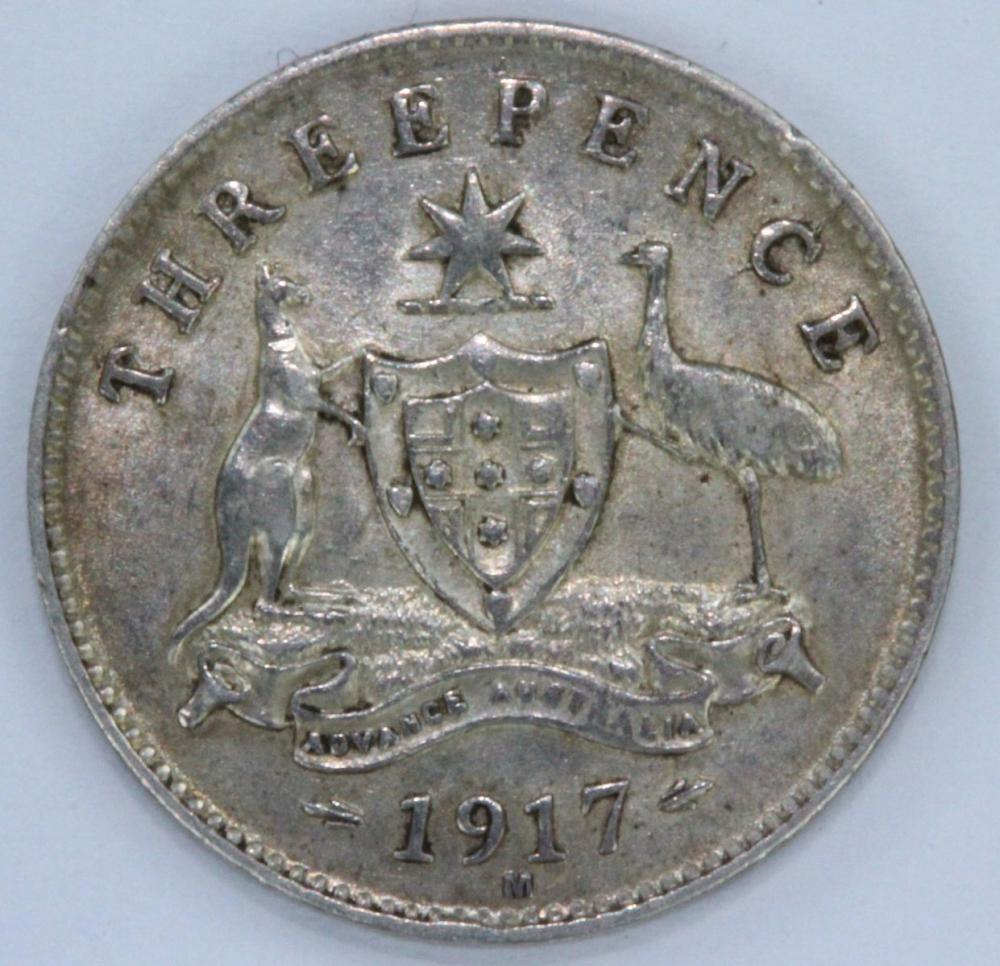 Australia 1917 M Threepence... image