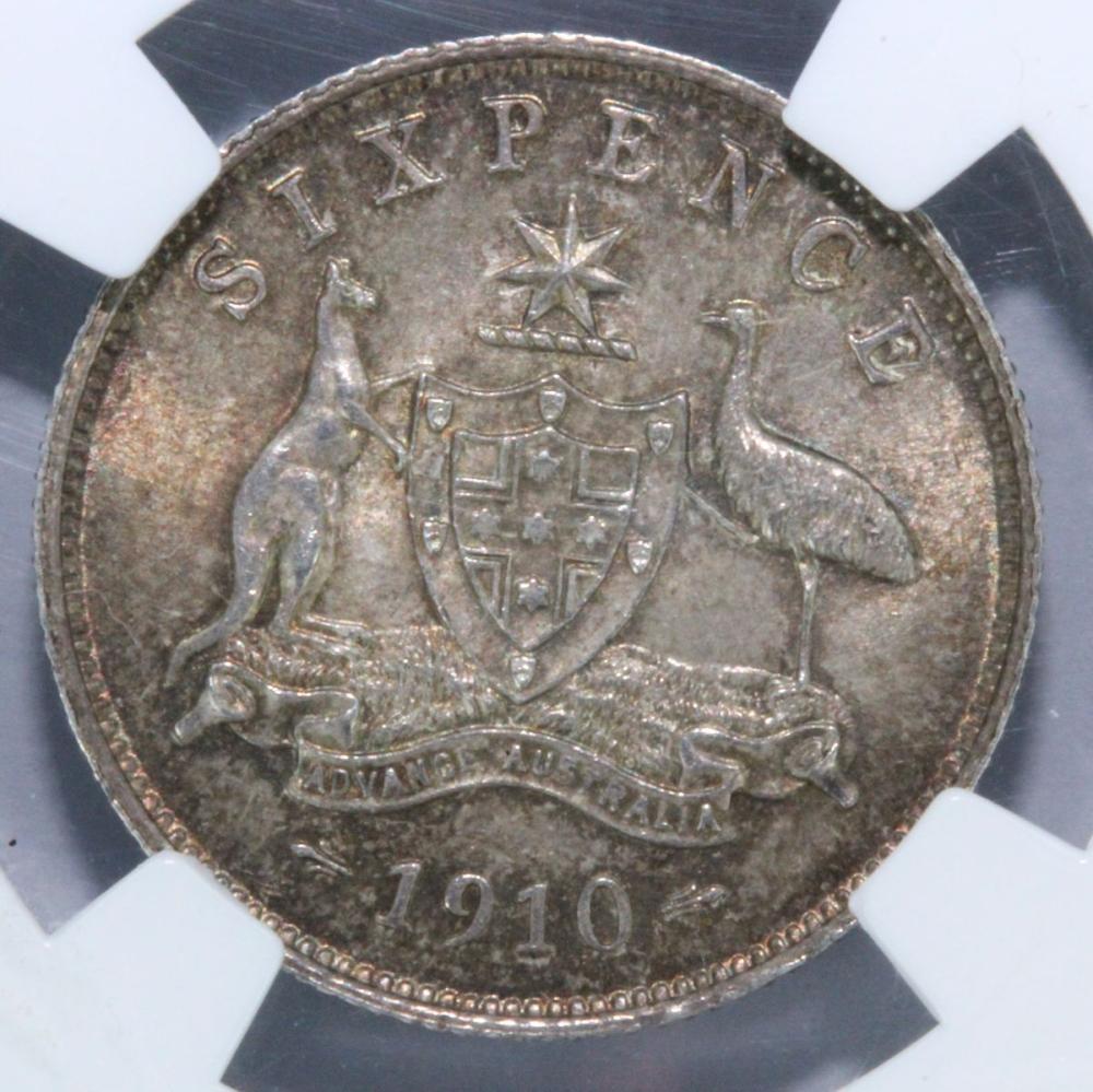 Australia 1910 Sixpence Coi... image