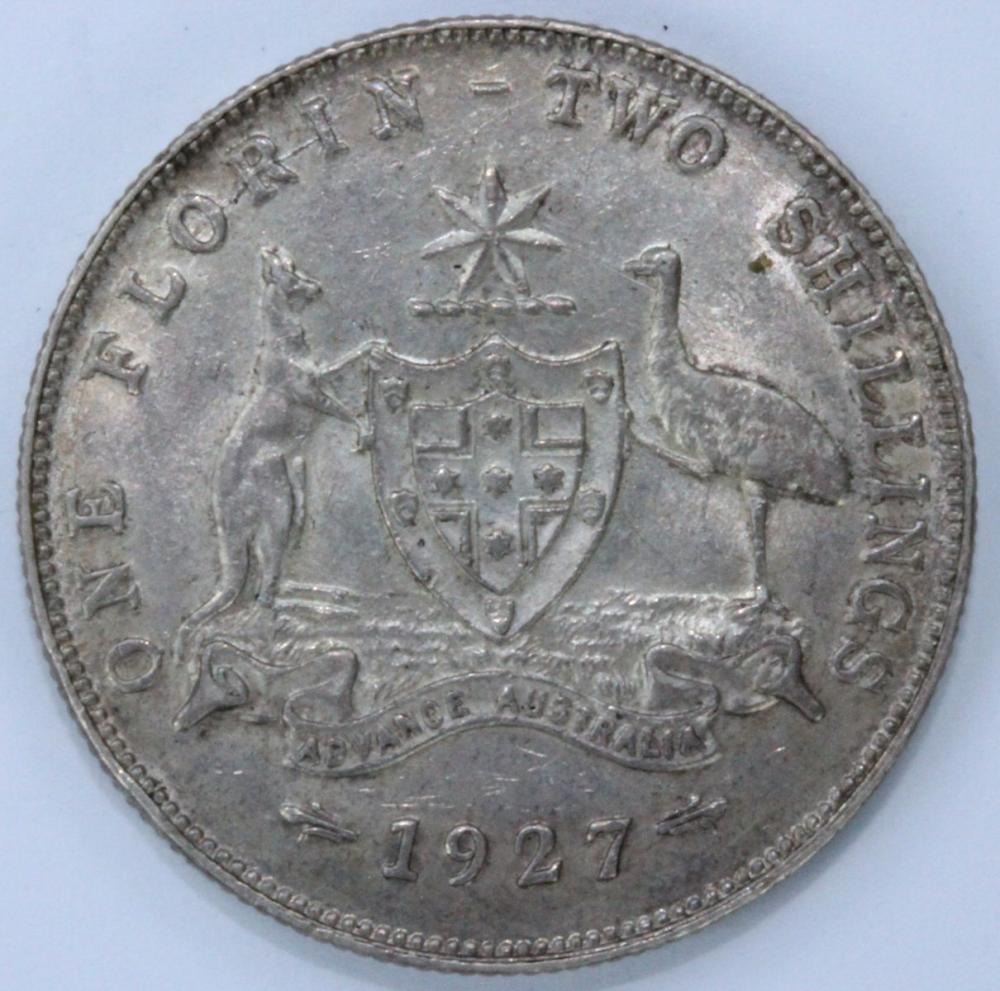 Australia 1927 Florin Coin ... image