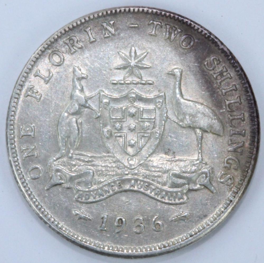 Australia 1936 Florin Coin ... image