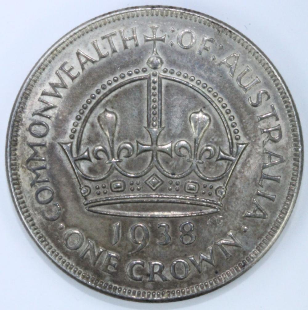 Australia 1938 Crown Coin E... image